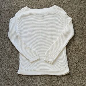 Women's Ralph Lauren Boat Neck Crochet Knit Sweater